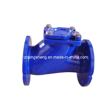 Ductiel ferro flange termina Ball Swing válvula de retenção Pn10, Pn16